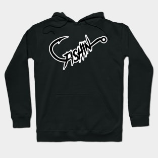 FISHIN Brand Logo Hoodie